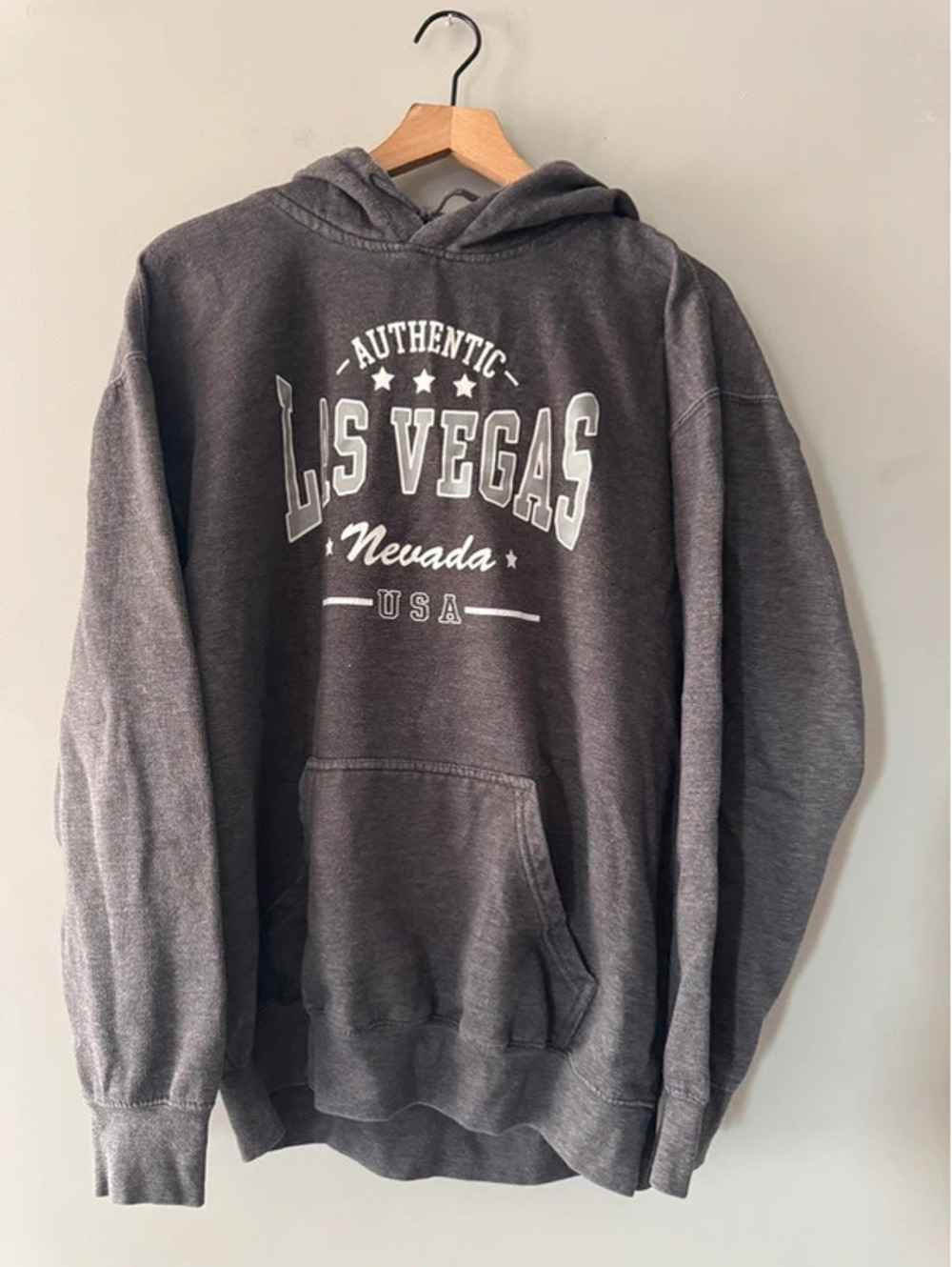 Las Vegas | grey hoodie | XL